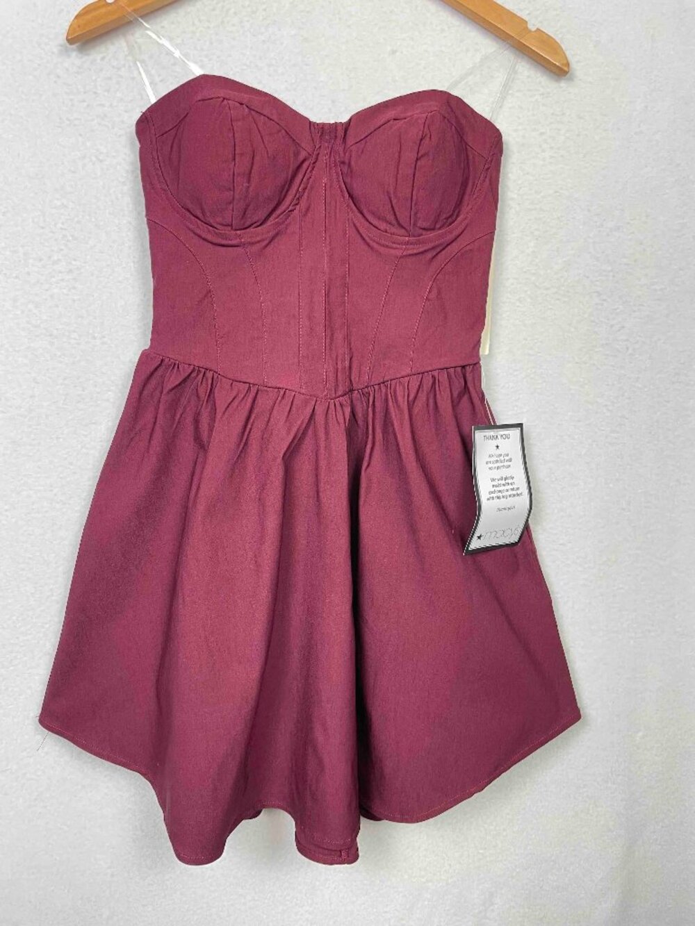 Katia Rae NWT Strapless Sweetheart Fit & Flare Mini Dress Juniors Size S